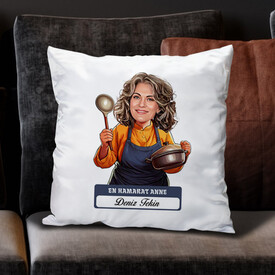  - En Hamarat Anne Karikatürlü Yastık