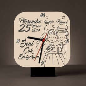 En Mutlu Günüm Masa Saati - Thumbnail