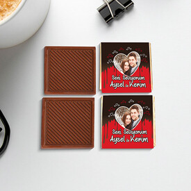 En Tatlı Sevgili Fotoğraflı Çikolatalar - Thumbnail