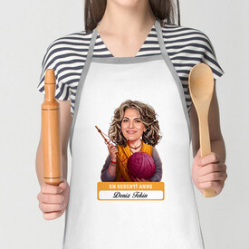 En Tonton Anne Karikatürlü Mutfak Önlüğü - Thumbnail