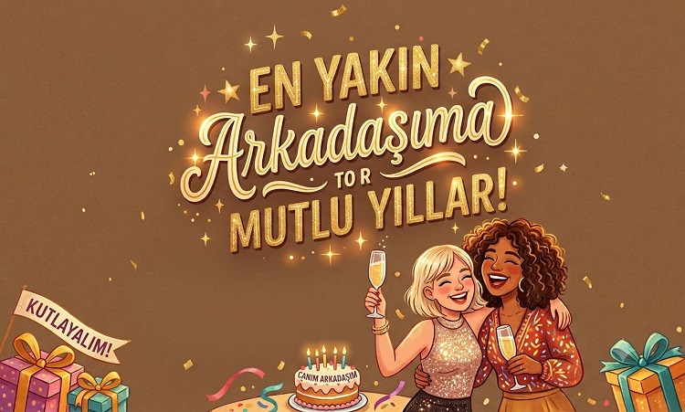 En Yakın Arkadaşa Doğum Günü Mesajları