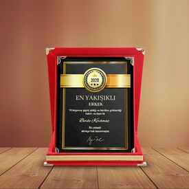  - En Yakışıklı Erkek Plaketi