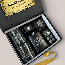 Erkek Arkadaşa Noble Signature Elegan Viski Seti - Thumbnail