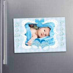 Erkek Bebeklere Özel Buzdolabı Magneti