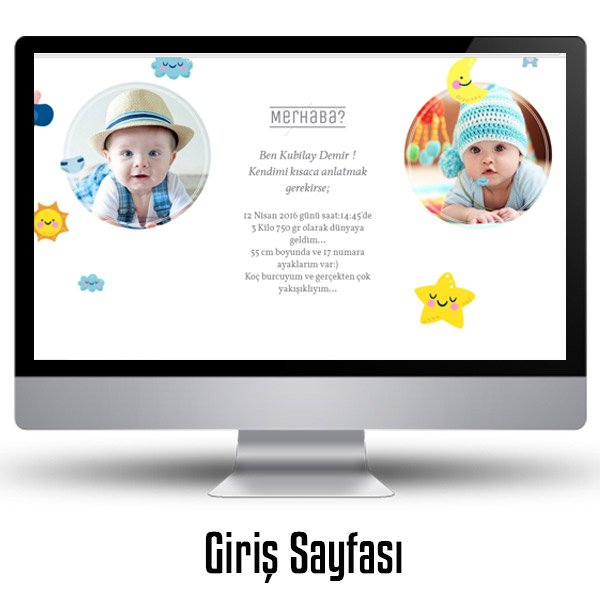 Erkek Bebeklere Özel WEB Sitesi