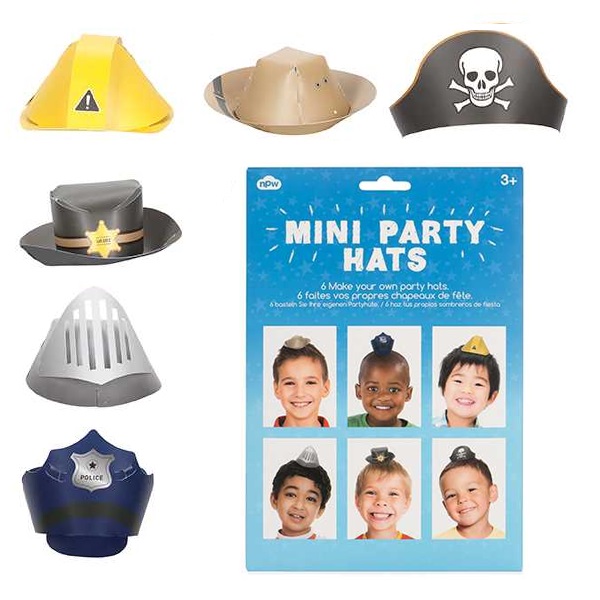 Erkek Çocuklar İçin Mini Parti Şapkaları