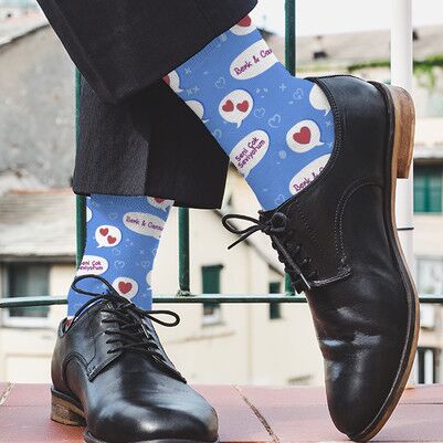 Erkek Sevgiliye Hediye İsimli Çorap - Thumbnail