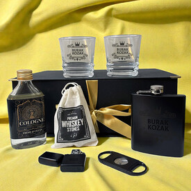  - Erkek Sevgiliye Platinum Prestige Premium Viski Seti