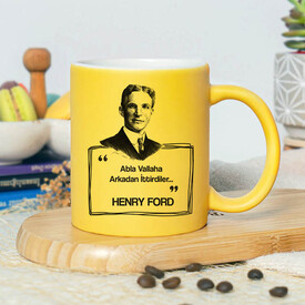  - Esprili Henry Ford Sarı Kupa Bardak