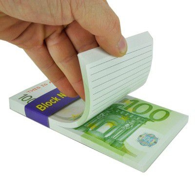 Euro Notepad - 100 Euro Not Defteri