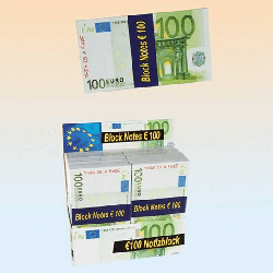 Euro Notepad - 100 Euro Not Defteri - Thumbnail