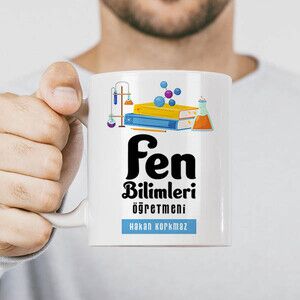 Fen Bilimleri Öğretmenlerine Özel Bardak - Thumbnail