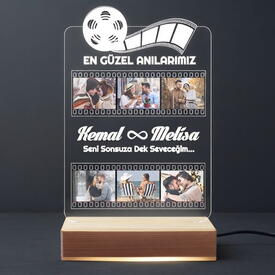  - Film Şeridi Kişiye Özel 3d Led Lamba