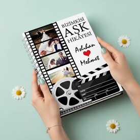  - Film Şeridi Tasarımlı Sevgili Defteri