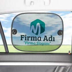  - Firmalara Özel Logolu Oto Cam Gölgeliği