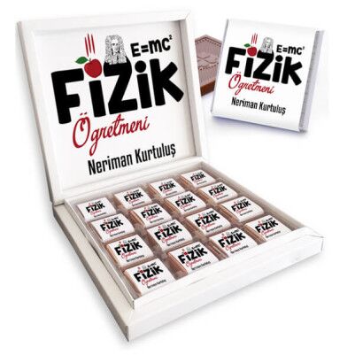  - Fizik Öğretmenine Hediye Çikolata Kutusu