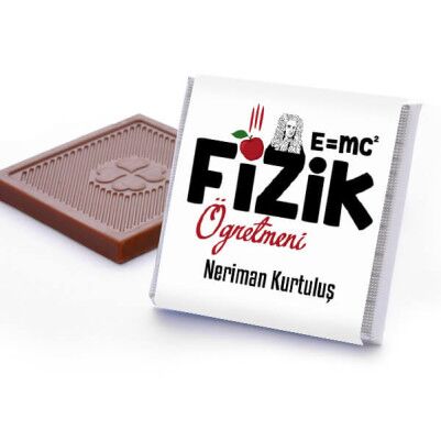 Fizik Öğretmenine Hediye Çikolata Kutusu - Thumbnail