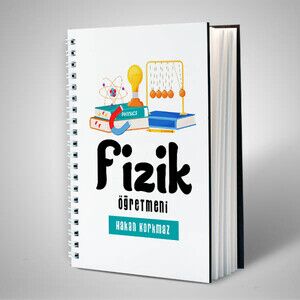  - Fizik Öğretmenine Özel İsimli Defter