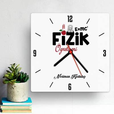  - Fizik Öğretmeninize Özel Hediye Duvar Saati