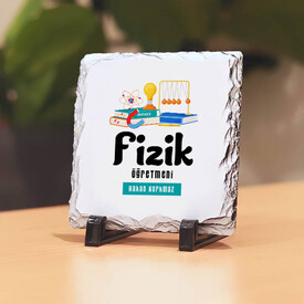  - Fizik Öğretmenlerine Hediye Taş Baskı