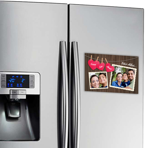 Fotoğraf Baskılı Canım Ailem Buzdolabı Magneti