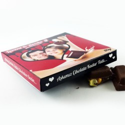 Fotoğraf Baskılı Sevgililere Özel Hediyelik Çikolata - Thumbnail