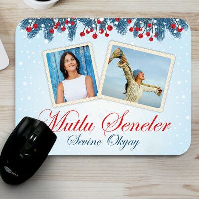  - Fotoğraflı Mutlu Seneler Mouse Pad