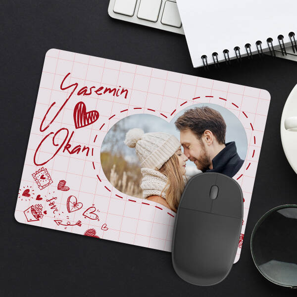 Fotoğraflı Romantik Mousepad