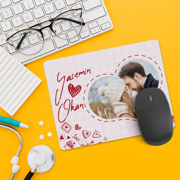 Fotoğraflı Romantik Mousepad