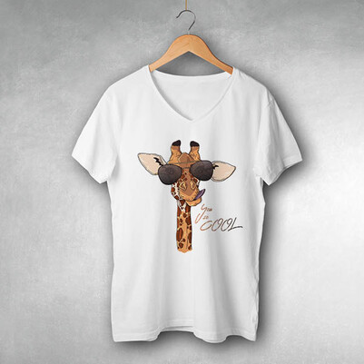  - Free Giraffe Tasarım Tişört