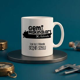  - Gemi Mühendislerine Hediye Kupa Bardak