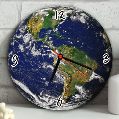 Gezegenimiz Dünya Duvar Saati