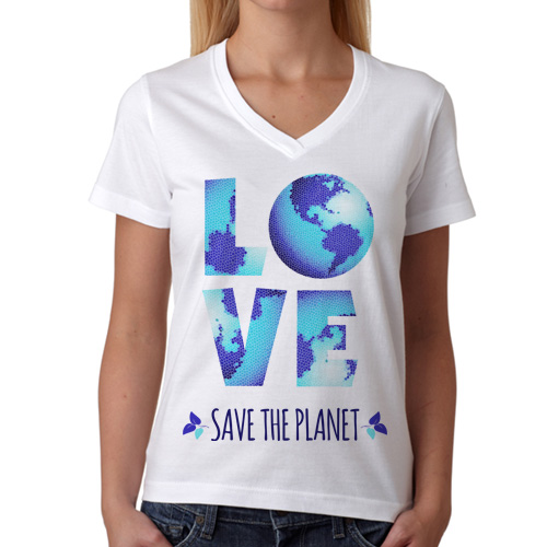 Gezegenimizi Koruyalım Tişörtü