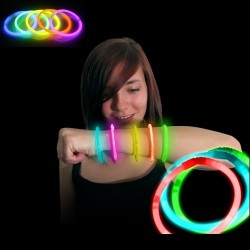 Glow Bangles - Karanlıkta Parlayan Bileklik Seti - Thumbnail