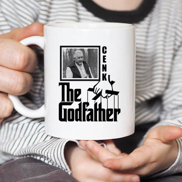Godfather İsimli ve Fotoğraflı Kupa Bardak