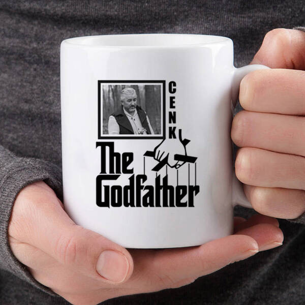 Godfather İsimli ve Fotoğraflı Kupa Bardak
