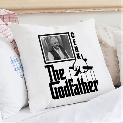  - Godfather İsimli ve Fotoğraflı Yastık
