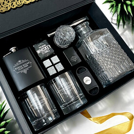  - Golden Barrel Premium Viski Hediye Kutusu