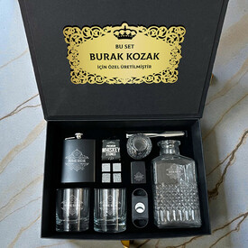 Golden Crown Premium Viski Hediye Kutusu - Thumbnail