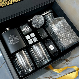 Golden Crown Premium Viski Hediye Kutusu - Thumbnail