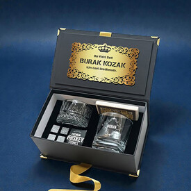 Golden Prestige Lüks Viski Hediye Kutusu - Thumbnail