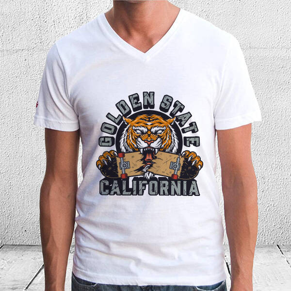 Golden State California Tişört
