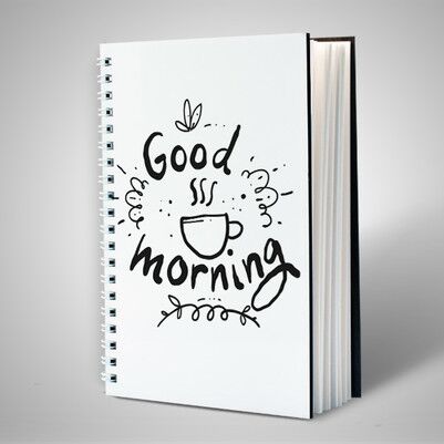 Good Morning Motto Tasarım Defter - Thumbnail