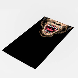 Goril Suratı Baskılı Espirili Boyunluk Maske Bandana - Thumbnail