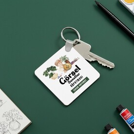  - Görsel Sanatlar Öğretmeni Temalı Anahtarlık