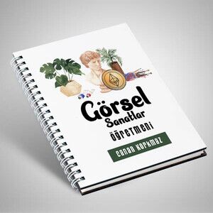 Görsel Sanatlar Öğretmeni Temalı Defter - Thumbnail