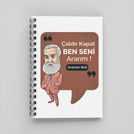 Graham Bell Esprili Defter - Thumbnail