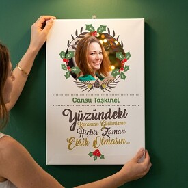  - Gülümsemen Hiç Eksik Olmasın Kanvas Tablo