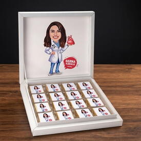  - Güzel Kalp Doktoru Karikatürlü Çikolata Kutusu
