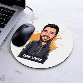 Havalı Sevgilim Karikatürlü Mousepad - Thumbnail